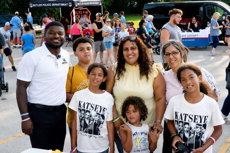 Athletes connecting at an Unmasked Athletes gathering
