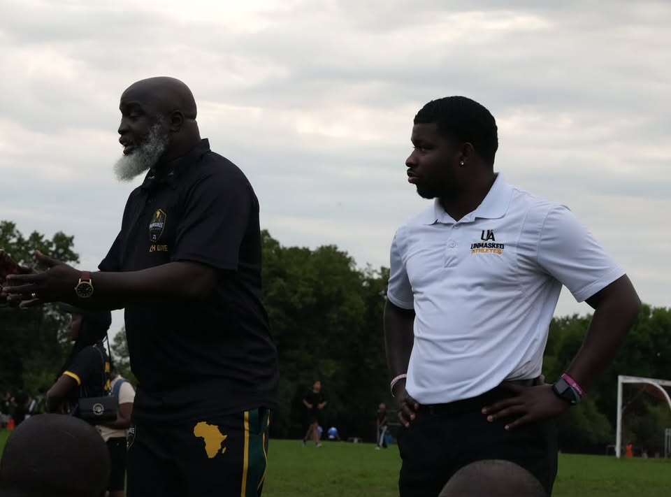 Unmasked Athletes team moment